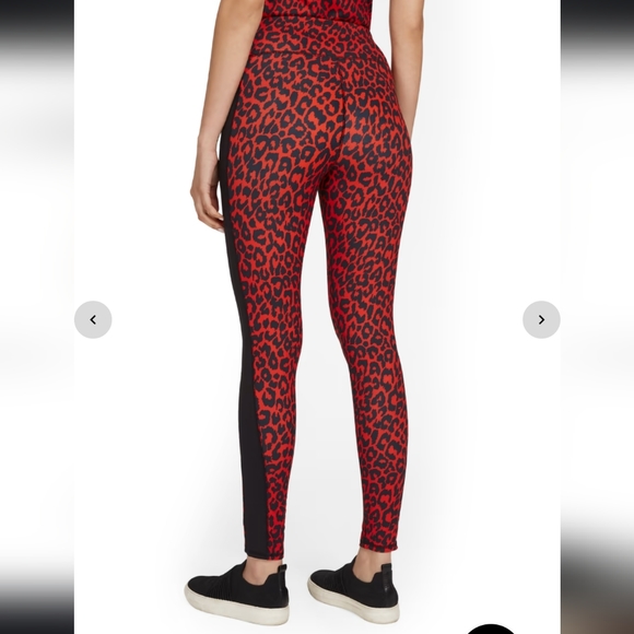 NWT High-Waisted Leopard Print Leggings - Picture 2 of 3